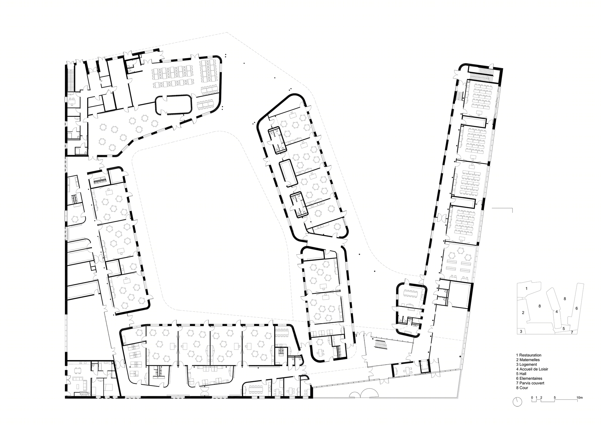 Jean Louis Étienne School 教育建筑设计-4