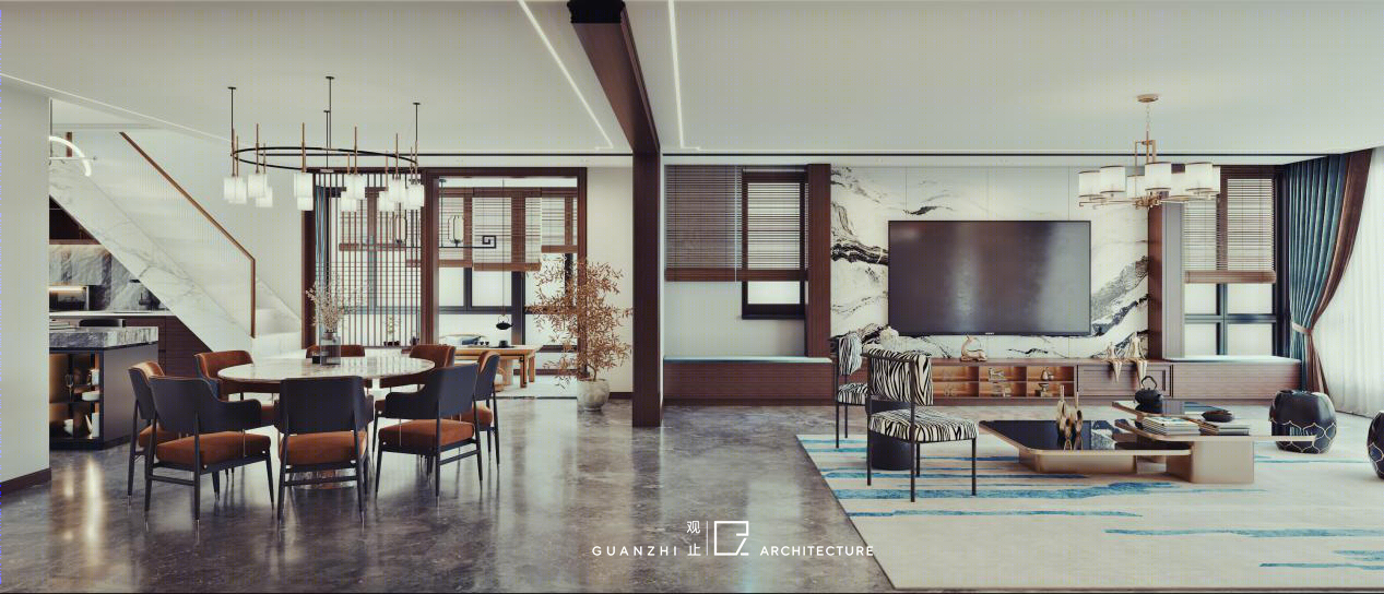 新中式浪漫晚霞红丨中国青岛丨观止建设-8