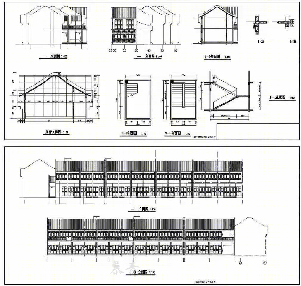 中式徽派马头墙建筑-3
