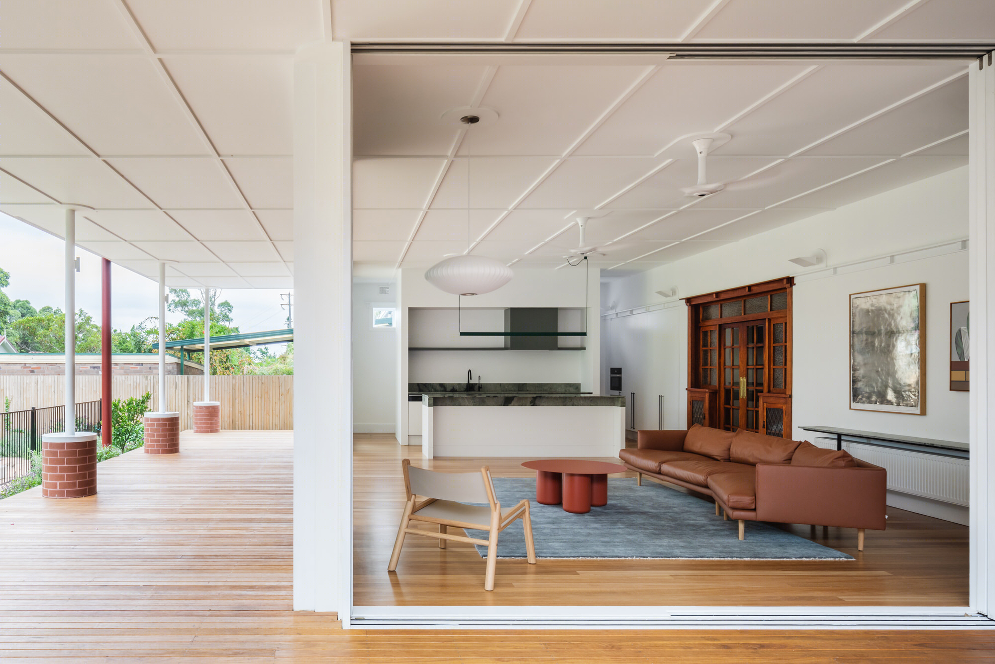 反转魅力 | 悉尼 Dulwich Hill House 的加州小屋新诠释-11