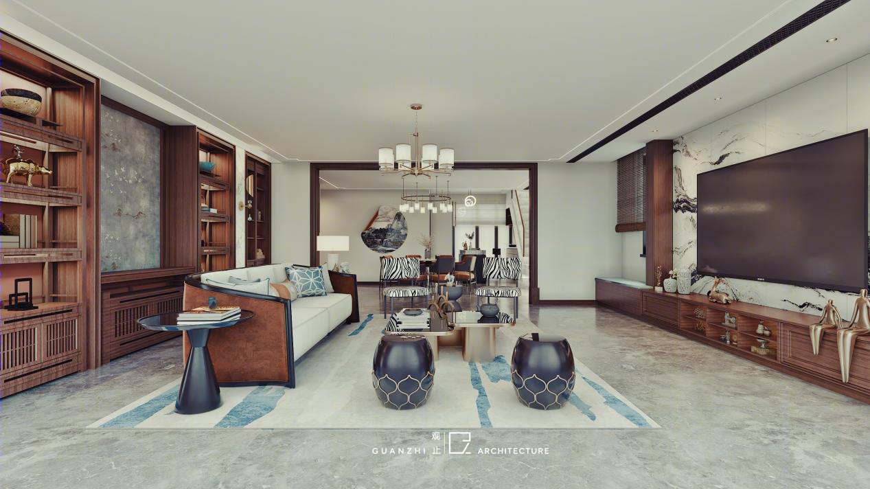 新中式浪漫晚霞红丨中国青岛丨观止建设-10