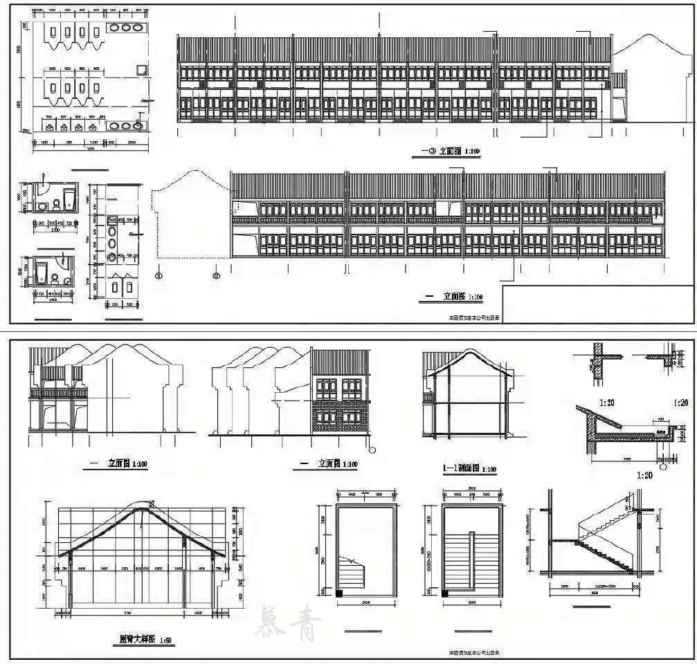中式徽派马头墙建筑-4