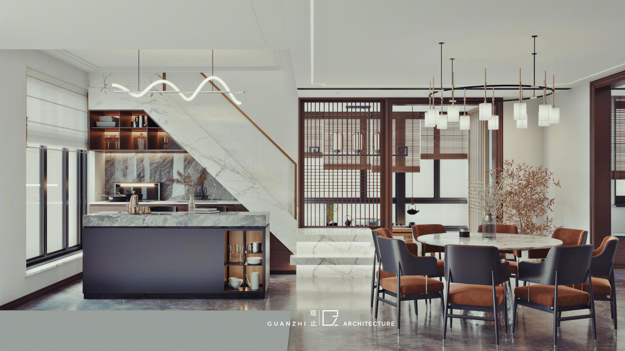 新中式浪漫晚霞红丨中国青岛丨观止建设-12