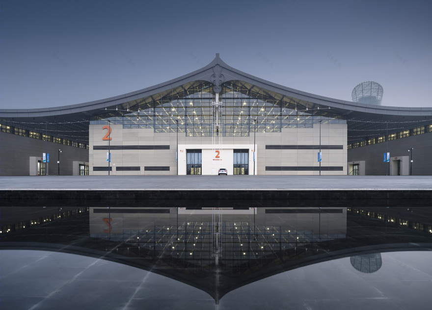 石家庄国际会展中心——绿色可持续、双向悬索结构展厅-32