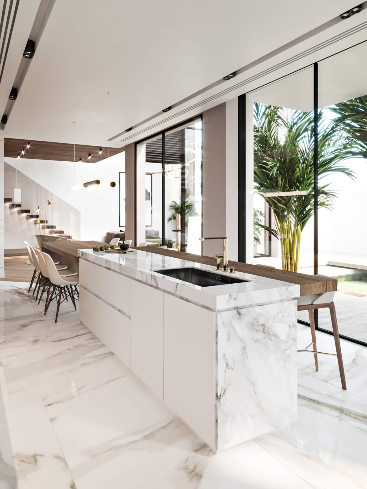 Omran Alowais 作品 | M12 Villas，简约奢华的内在力量-14