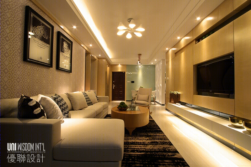 宏峰·上上城3期90㎡户型现代风格样板间-5