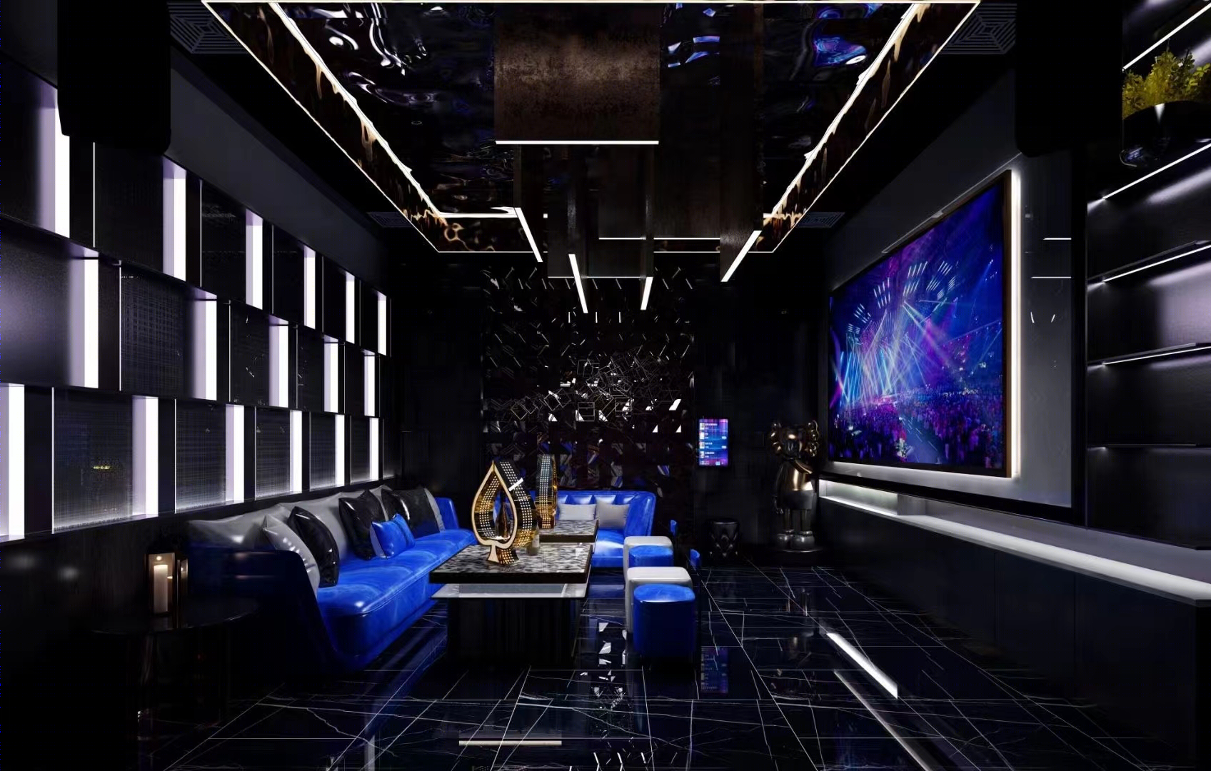 现代时尚潮流KTV设计-4