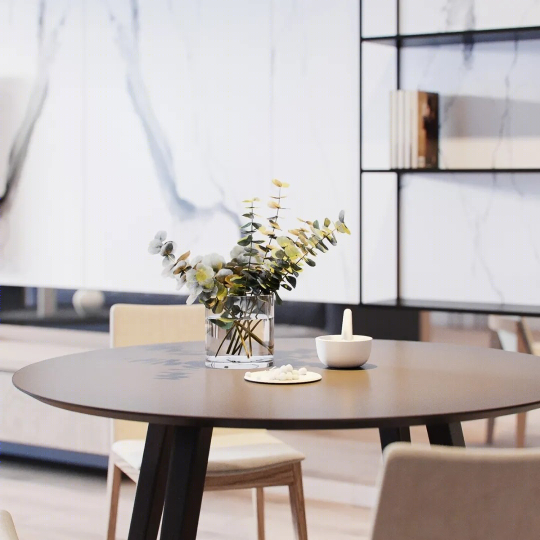 国外 105㎡现代简约住宅，时尚清新品味奢华-6