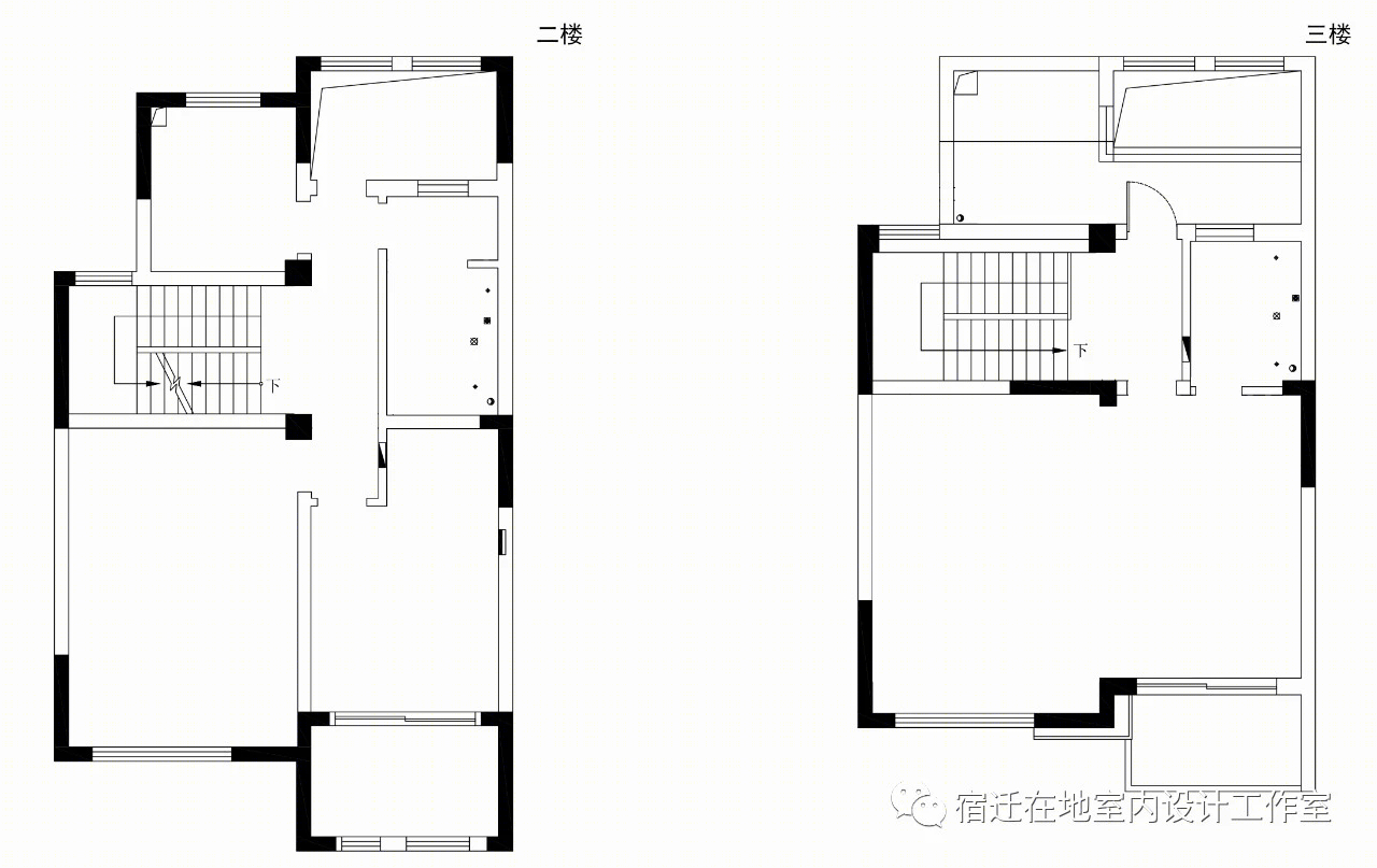 宿迁翰林国际花园轻奢室内设计丨中国宿迁丨宿迁在地室内设计工作室-55