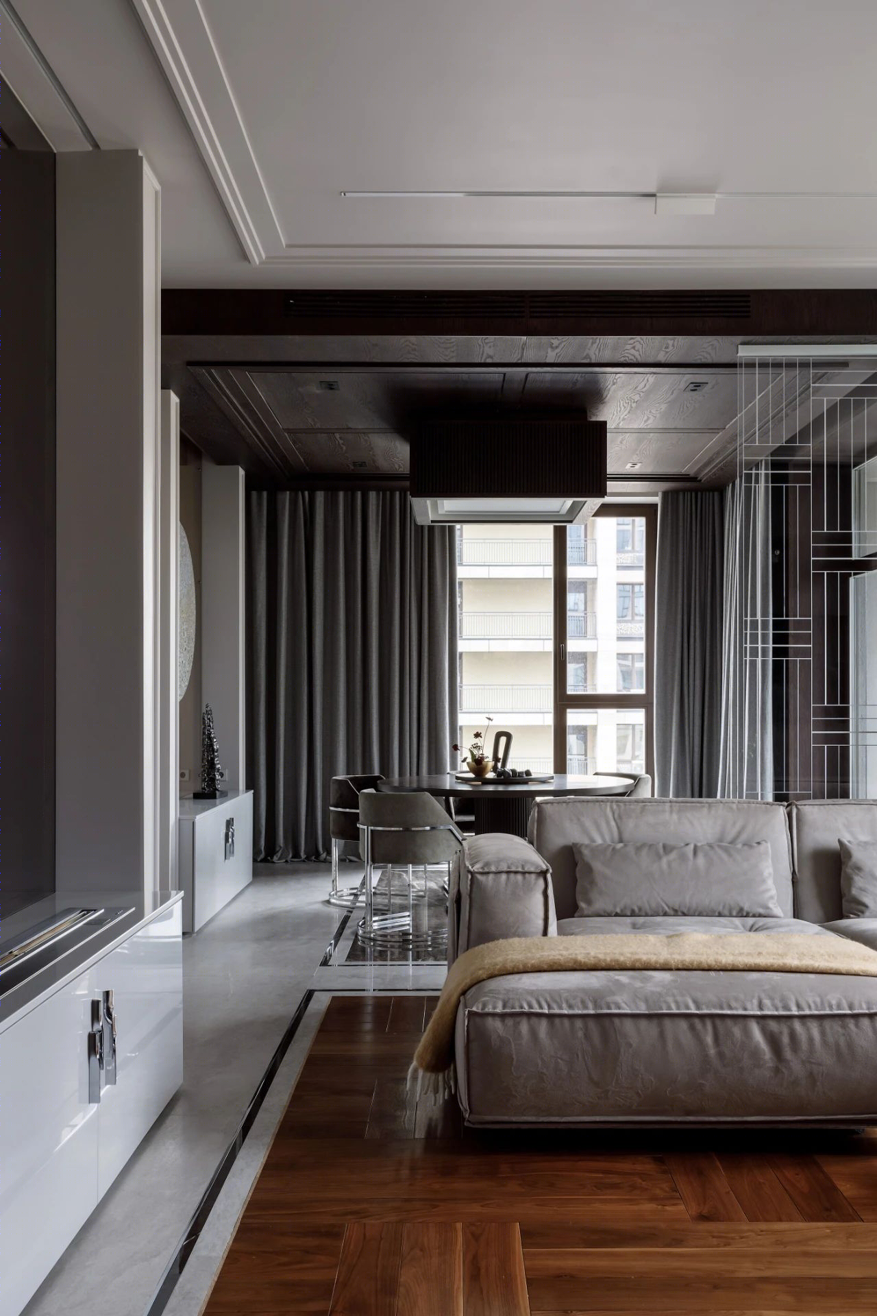 Kirill Karpunin 打造 136㎡高级灰优雅空间-2