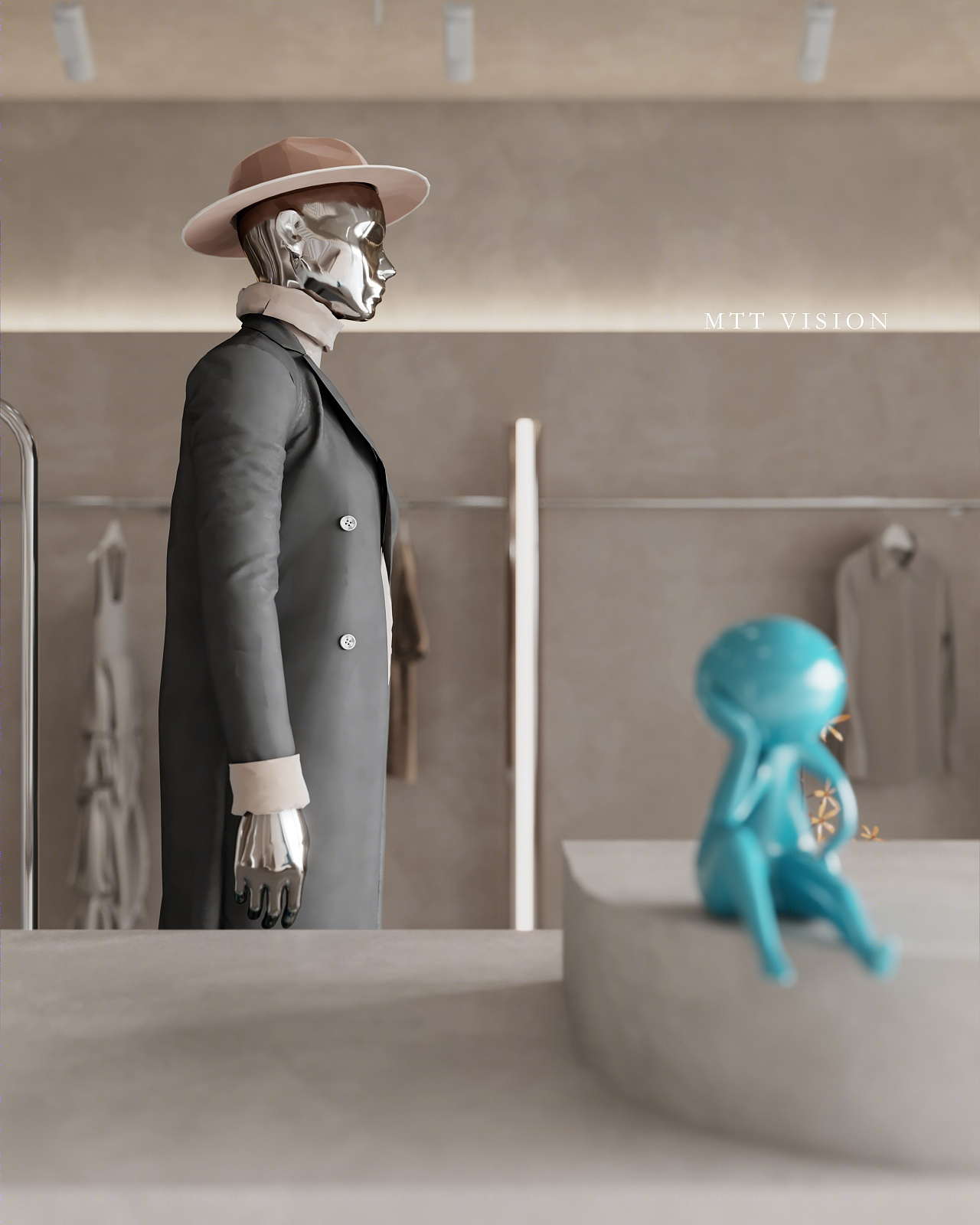 侘寂风服装店设计丨MTT VISION-17