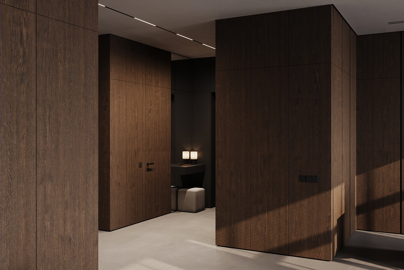 圣彼得堡 110平 简约木质空间设计-6