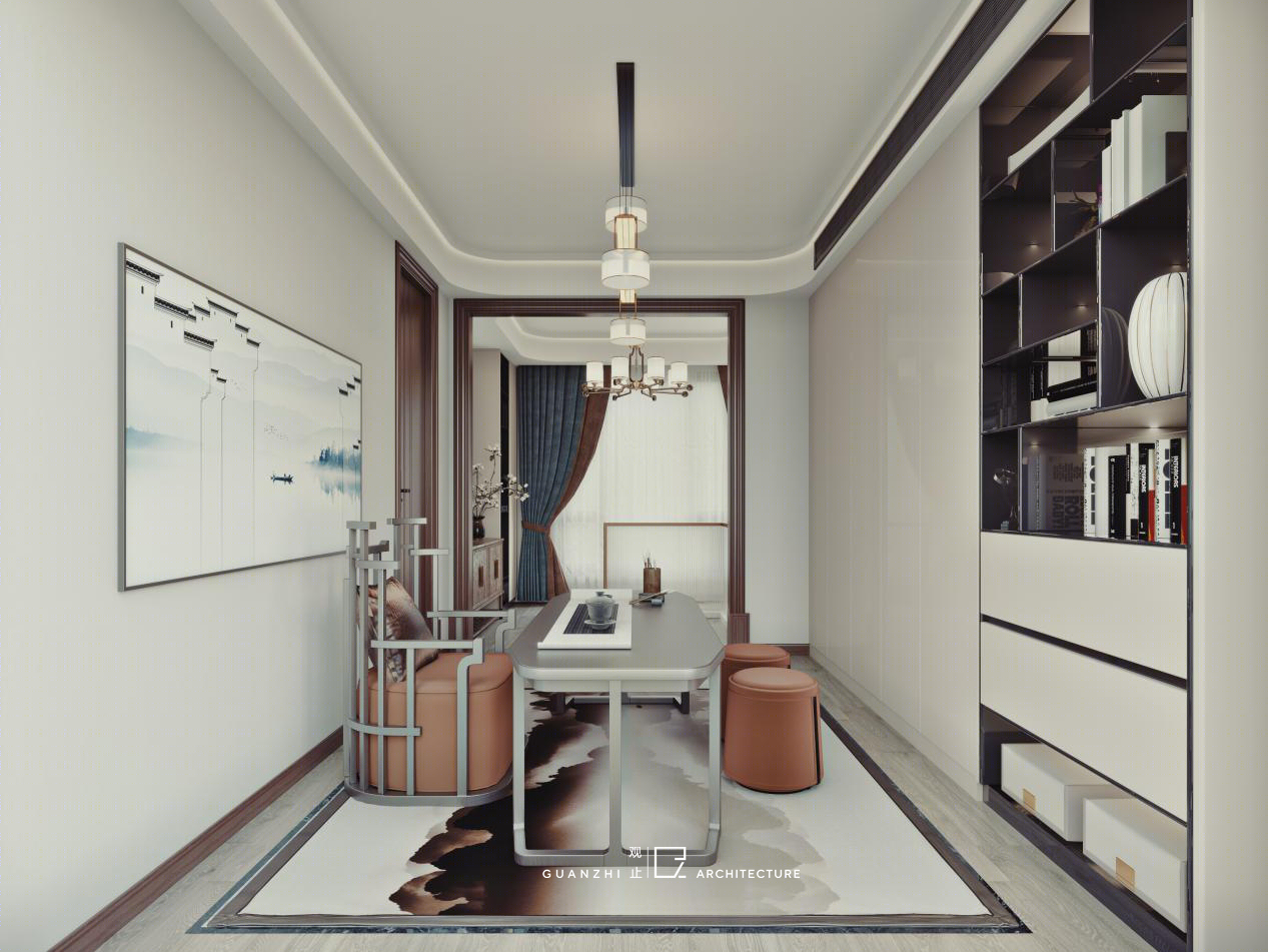 新中式浪漫晚霞红丨中国青岛丨观止建设-16