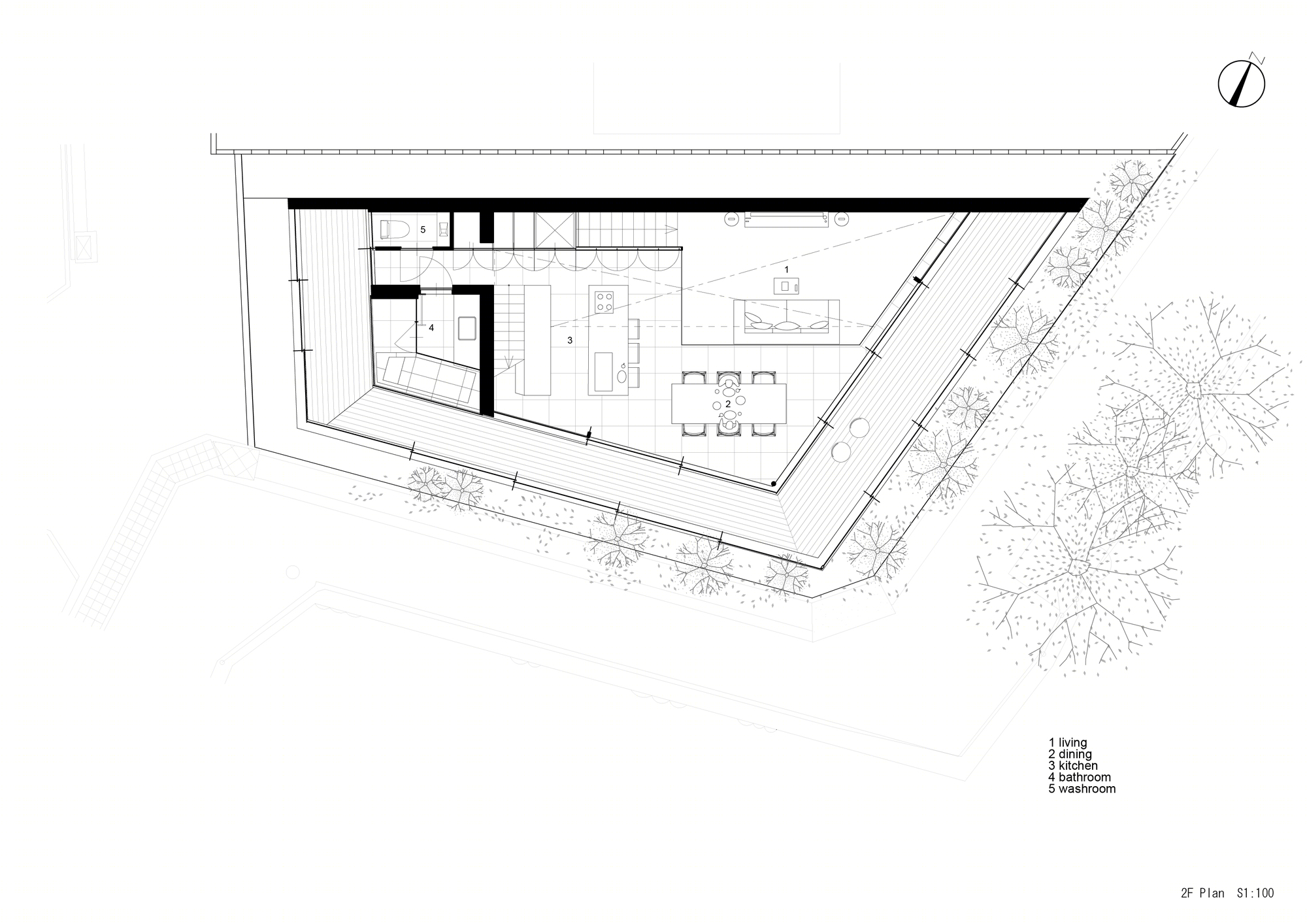 日本河景住宅——自然与建筑的和谐共生-22