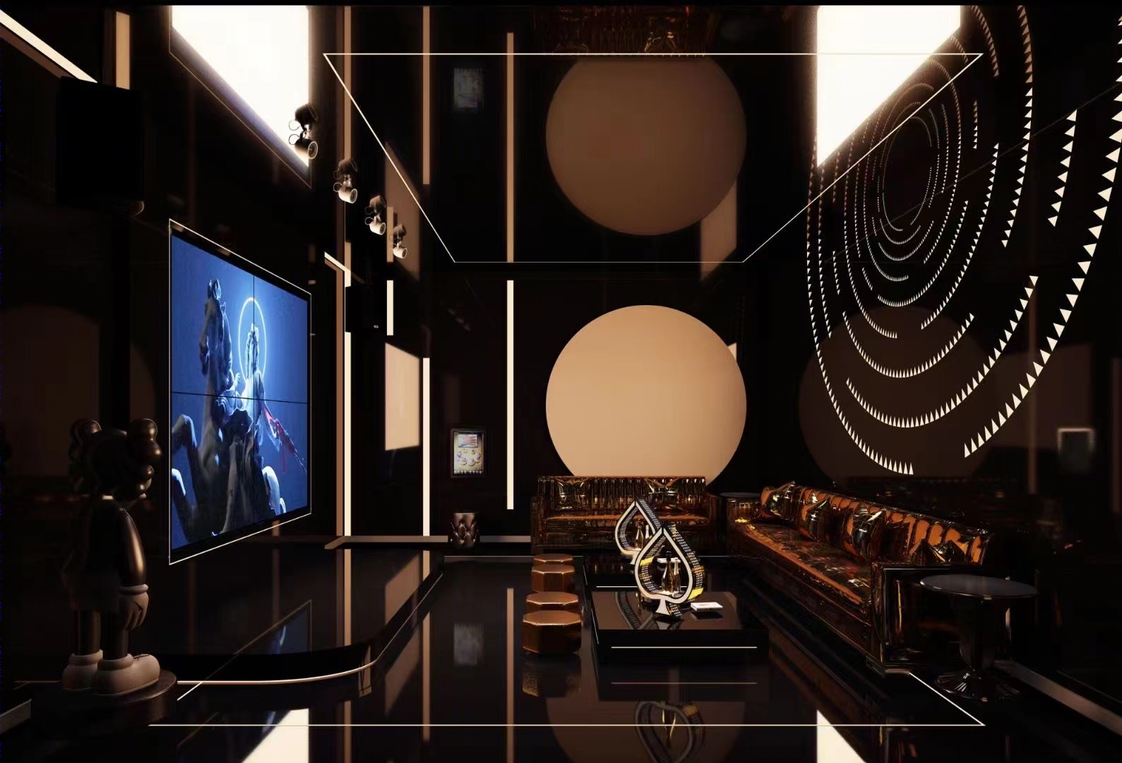 现代时尚潮流KTV设计-7