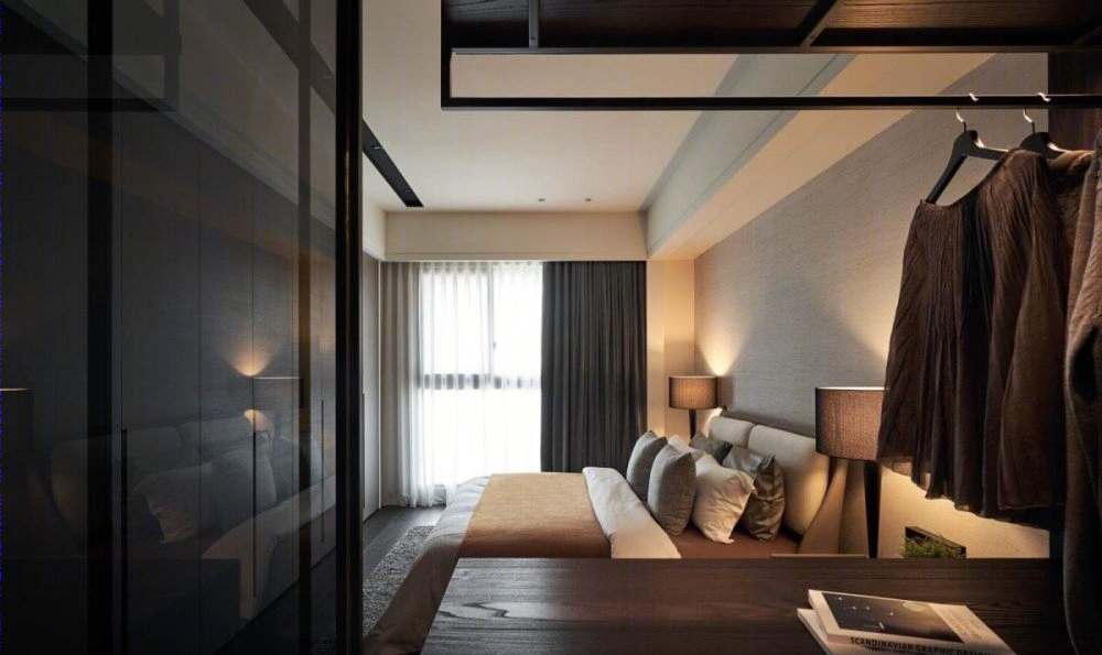 深木遇上大理石，打造现代住宅空间-18