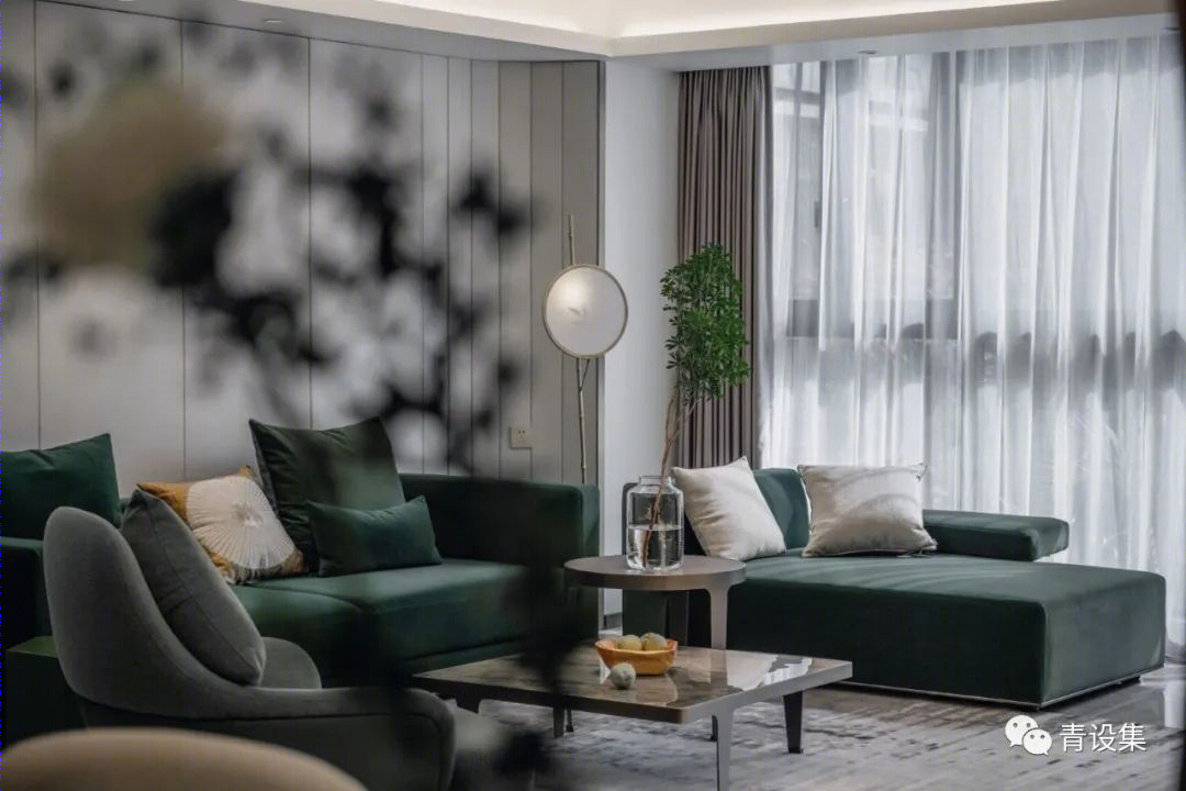 200㎡新中式侘静私宅，隐藏的后花园惊艳四方-3