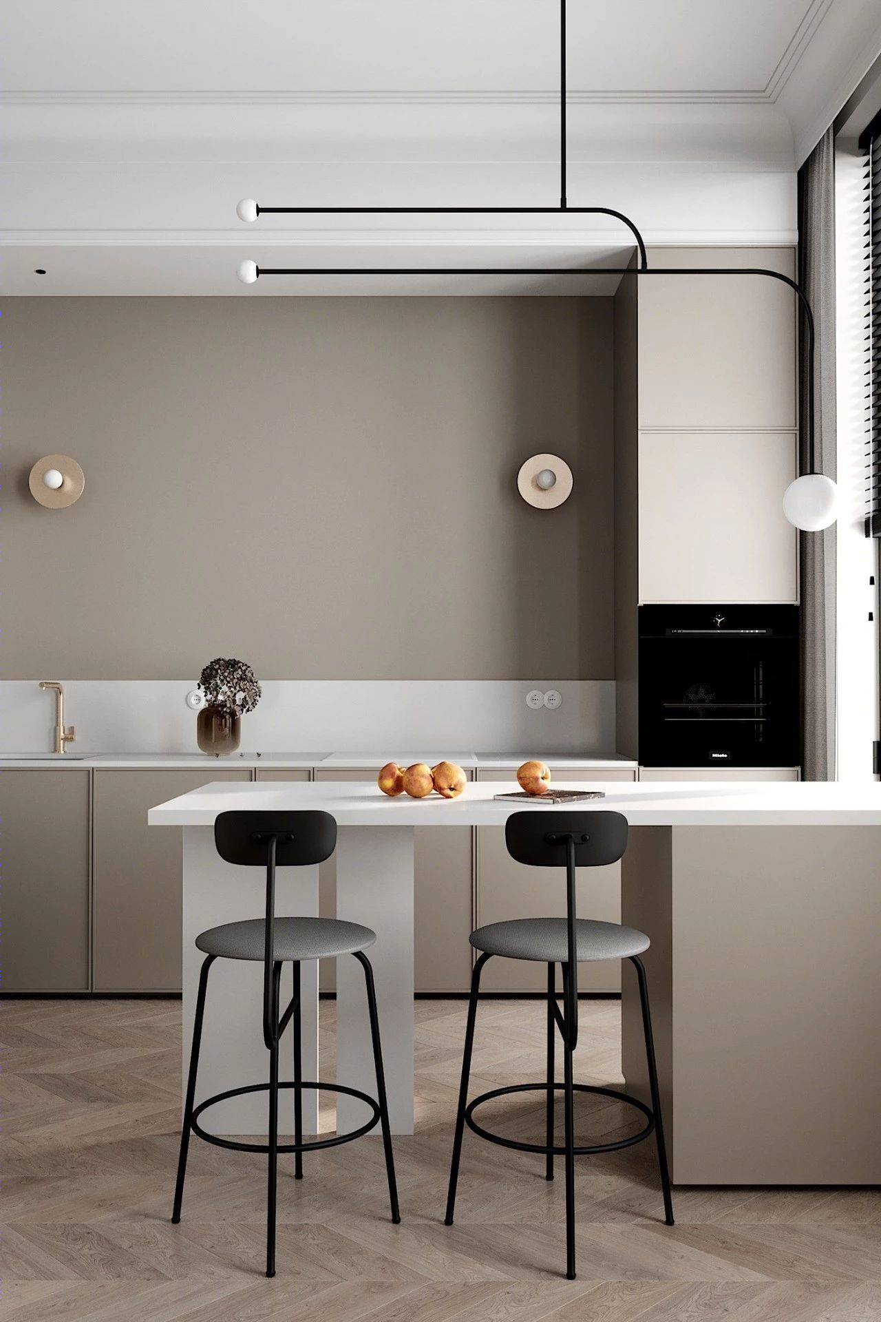 Quadro Room丨公寓丨最纯粹的简约灰设计！-27