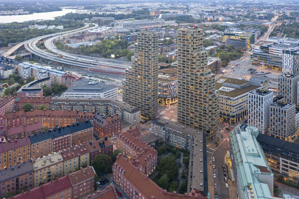 斯德哥尔摩新地标 · Norra Tornen 高密度居住新形式-2