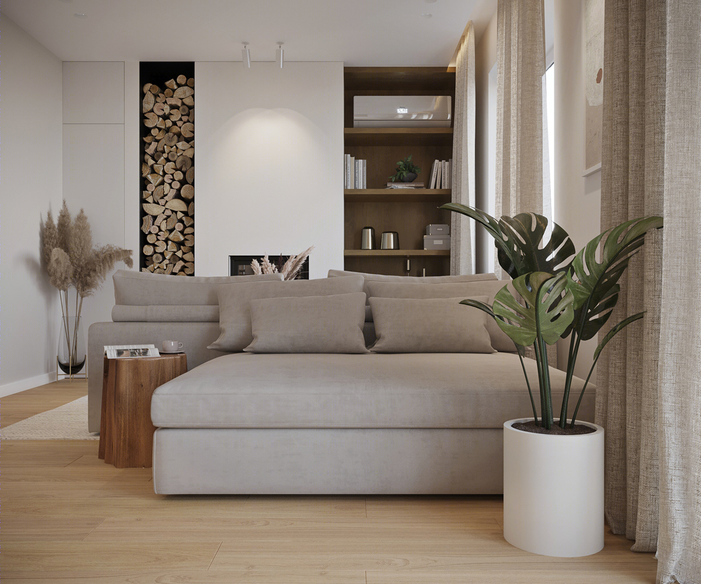 Anastasiya Gushchina丨平层丨Cozy House-0