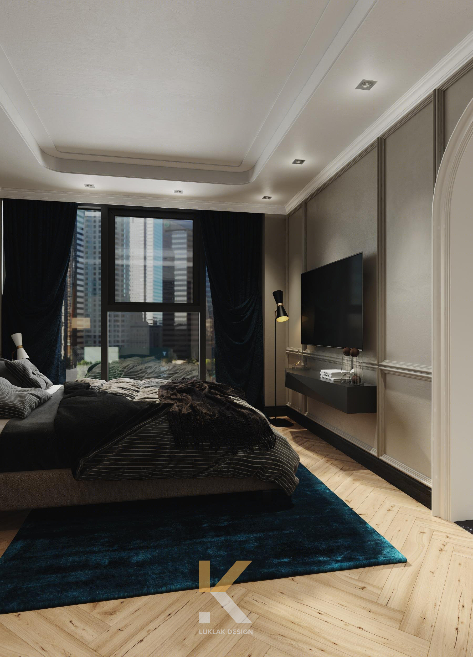 高级色系公寓 彰显优雅灵动的时尚品位-9