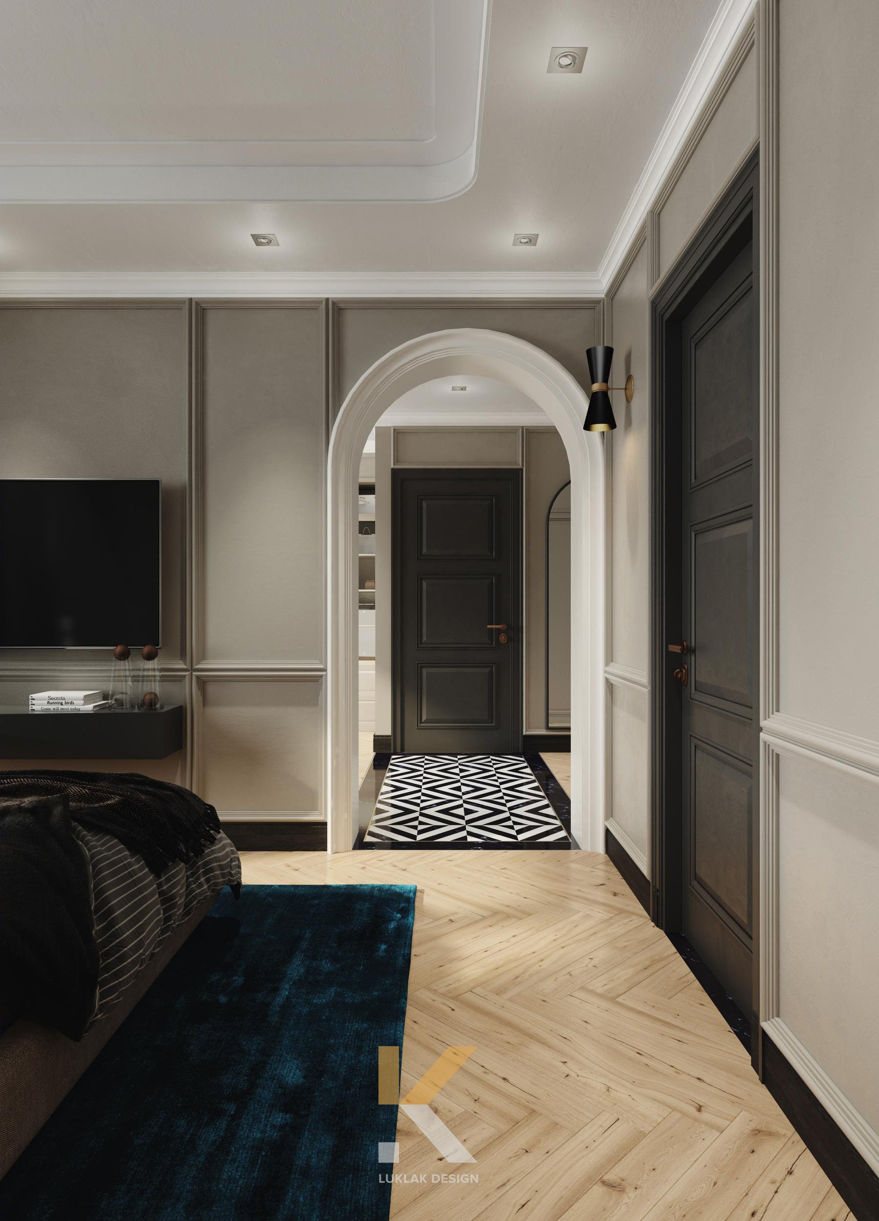 高级色系公寓 彰显优雅灵动的时尚品位-11