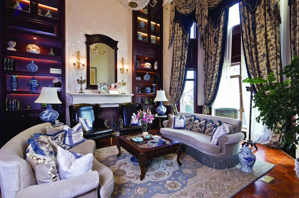 无锡印象剑桥青花瓷主题样板房-10