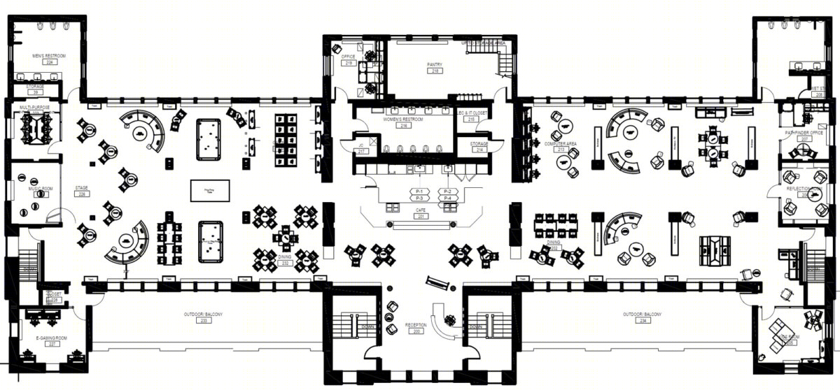 USO Great Lakes Center 室内设计丨美国芝加哥丨Perkins Eastman-18