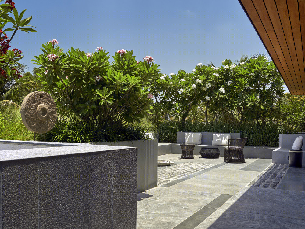 印度绿色和白色的住宅(2019)(Studio VDGA)设计-21