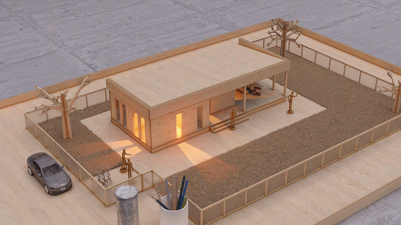 夏日别墅 | Dmitry Donskov 的极简设计魅力-3