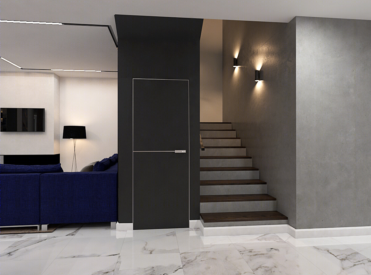 Кухня-столовая-гостиная. Таунхауз. 1-й этаж-7