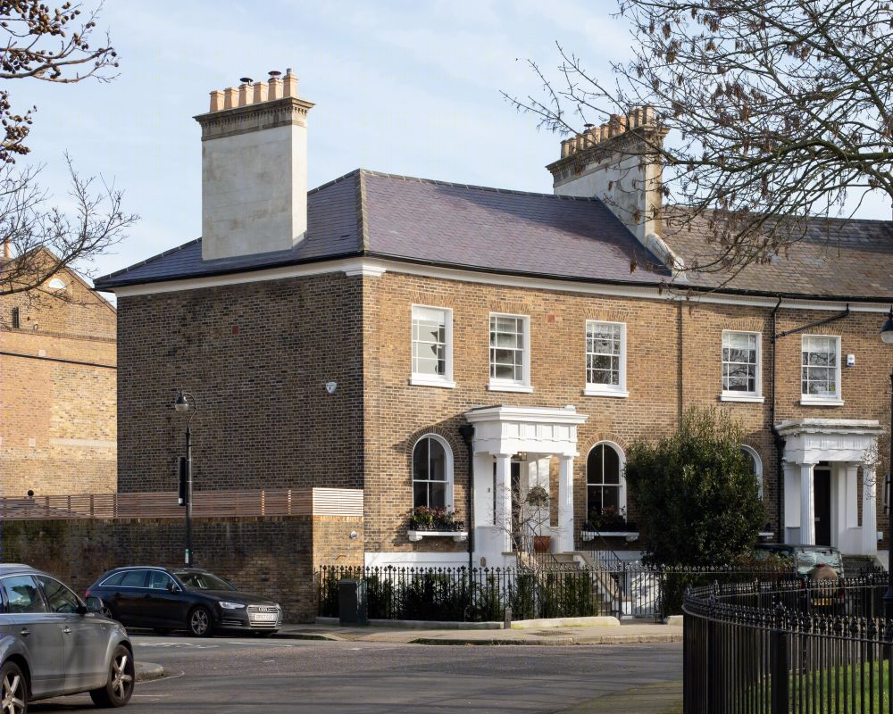 伦敦双立面格鲁吉亚风格住宅翻新-40