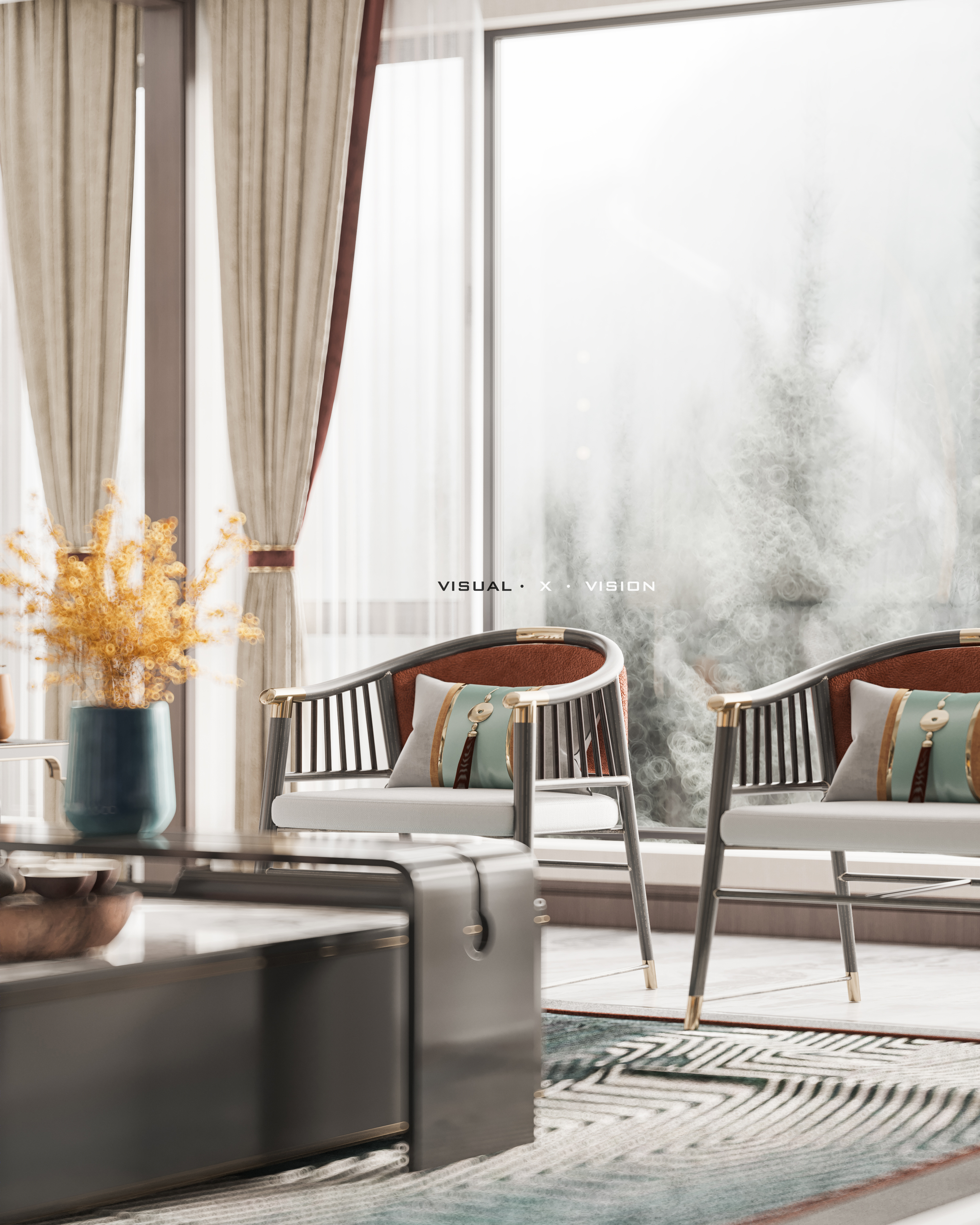 现代新中式风格室内设计-4