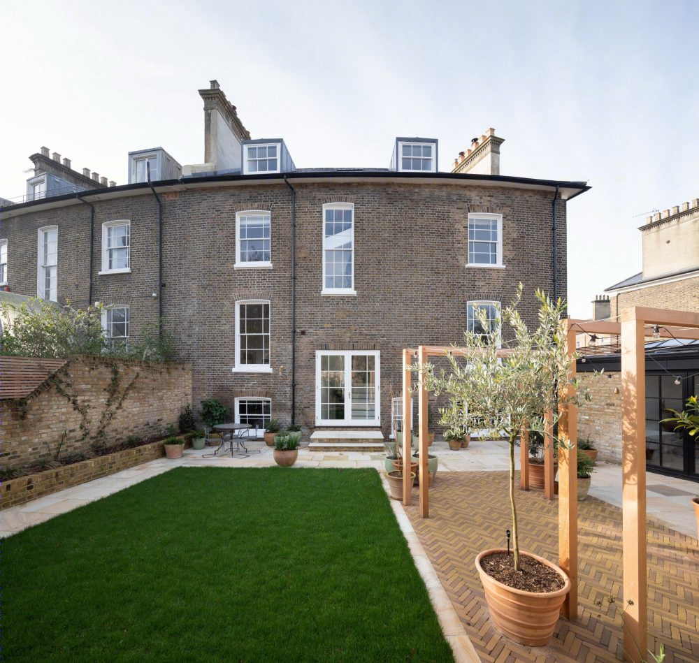 伦敦双立面格鲁吉亚风格住宅翻新-41