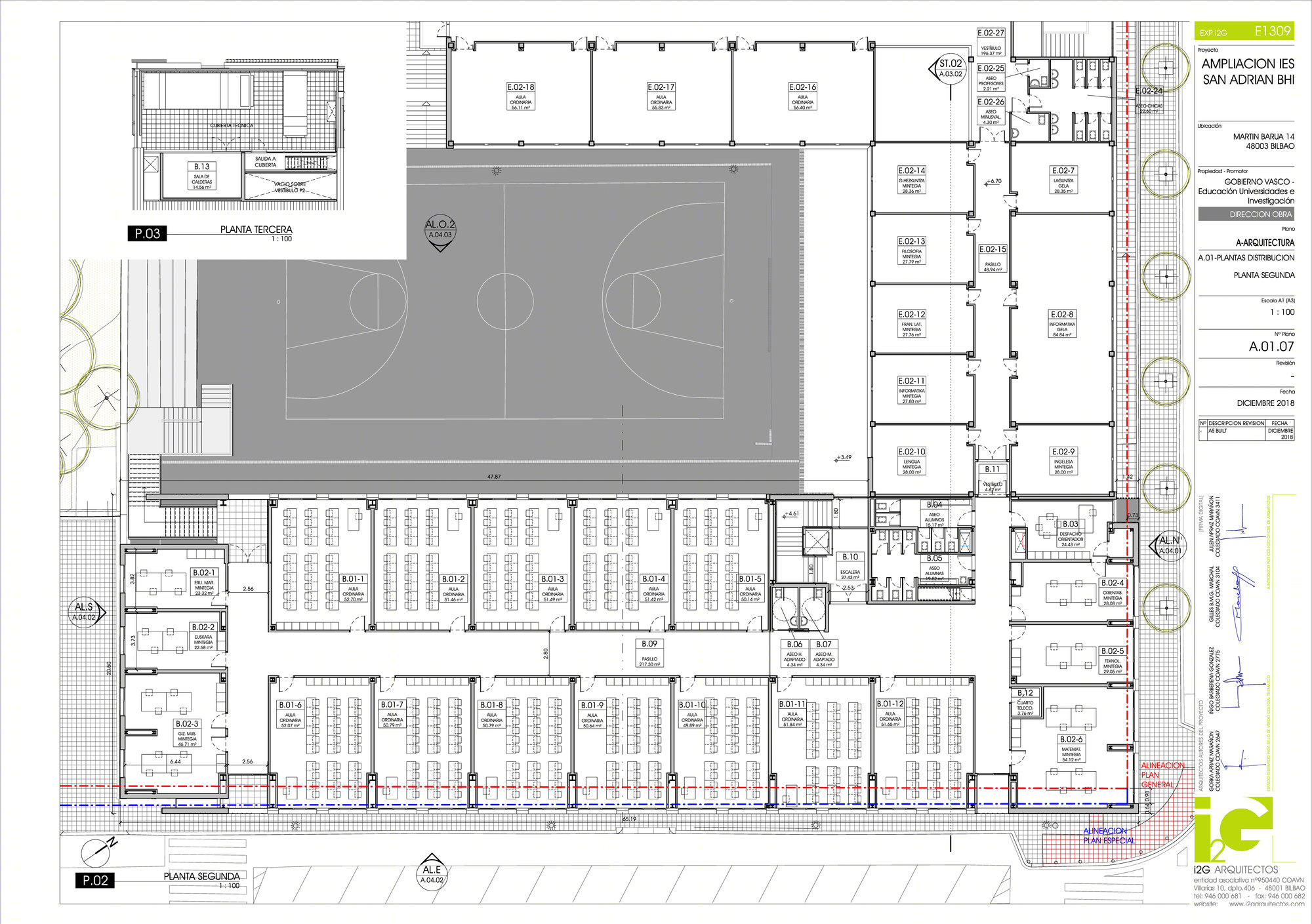 San Adrián Bilbao Institute 教育建筑新旧融合设计-23