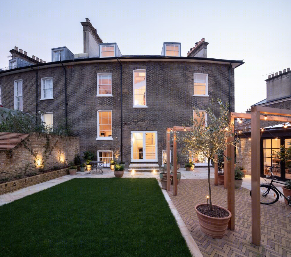 伦敦双立面格鲁吉亚风格住宅翻新-42