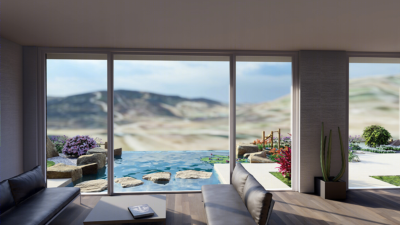 Desert View - Landscape Design for a Californian Yard-2