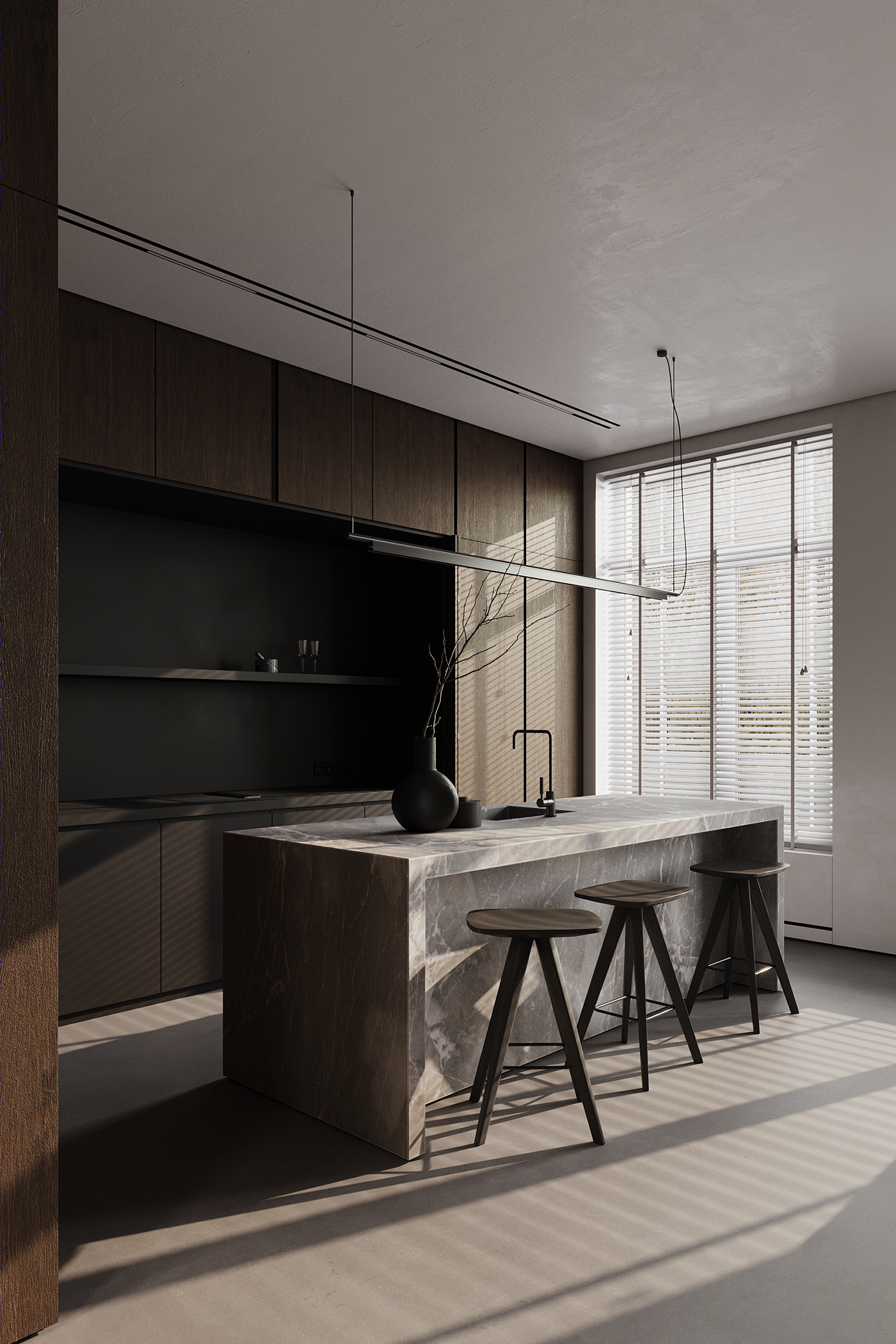 圣彼得堡 110平 简约木质空间设计-13