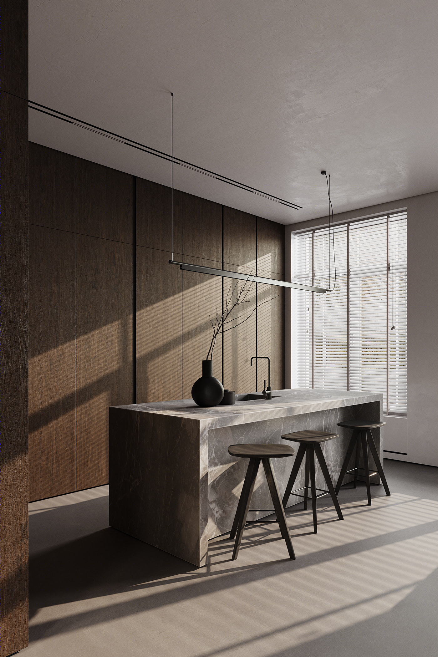 圣彼得堡 110平 简约木质空间设计-12