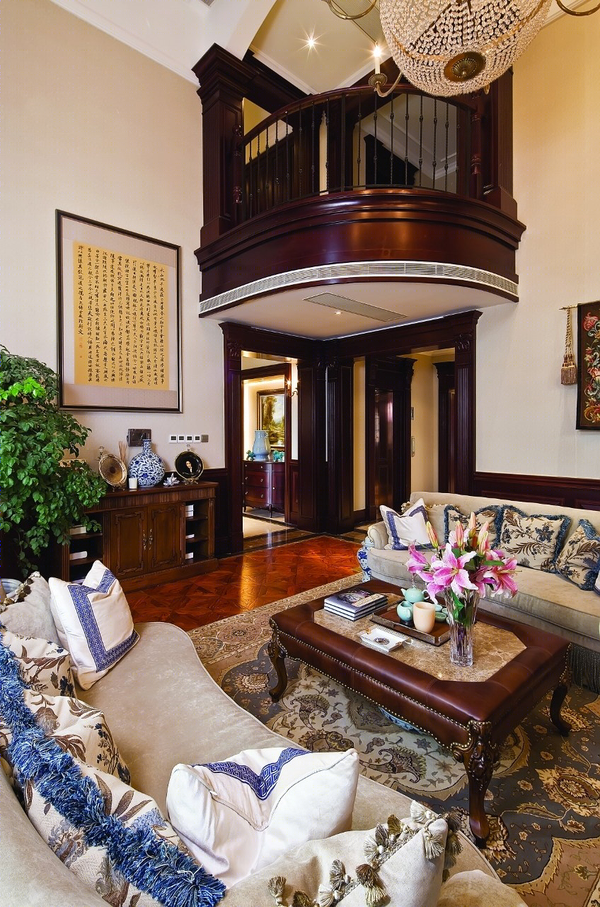 无锡印象剑桥青花瓷主题样板房-13