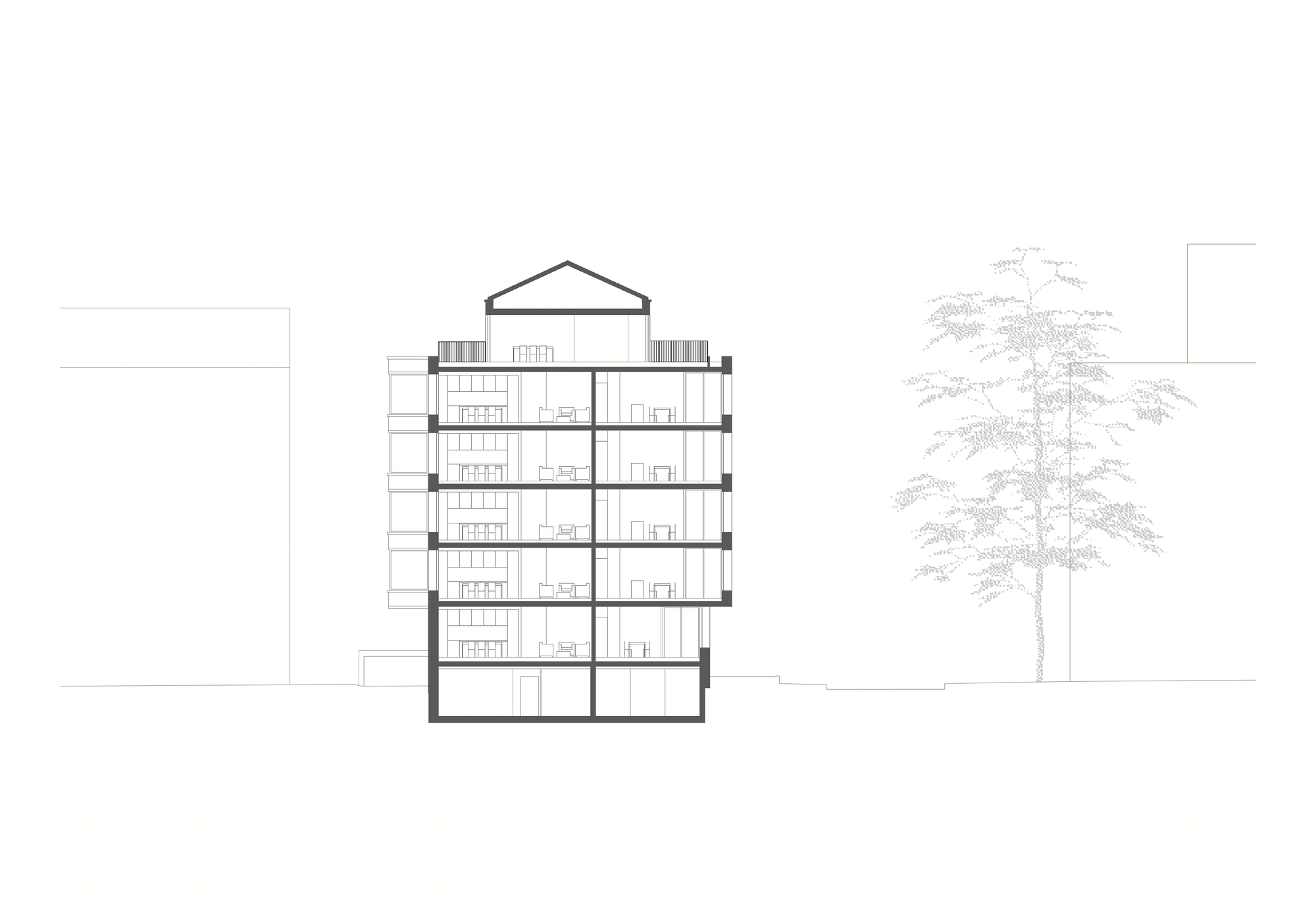 苏黎世中心地段公寓楼设计-27