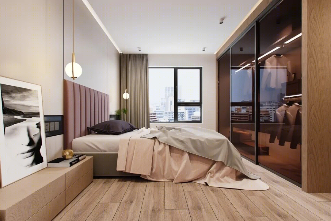 国外 105㎡现代简约住宅，时尚清新品味奢华-10