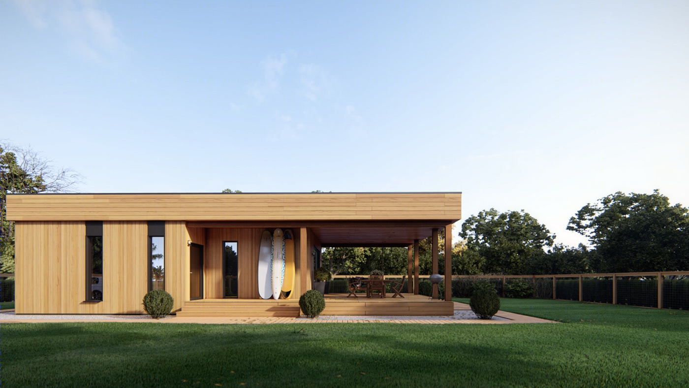 夏日别墅 | Dmitry Donskov 的极简设计魅力-8