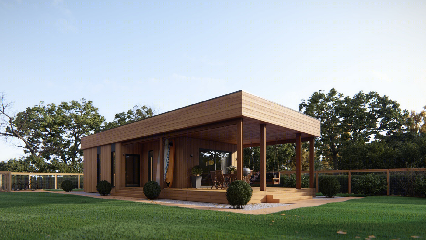 夏日别墅 | Dmitry Donskov 的极简设计魅力-9