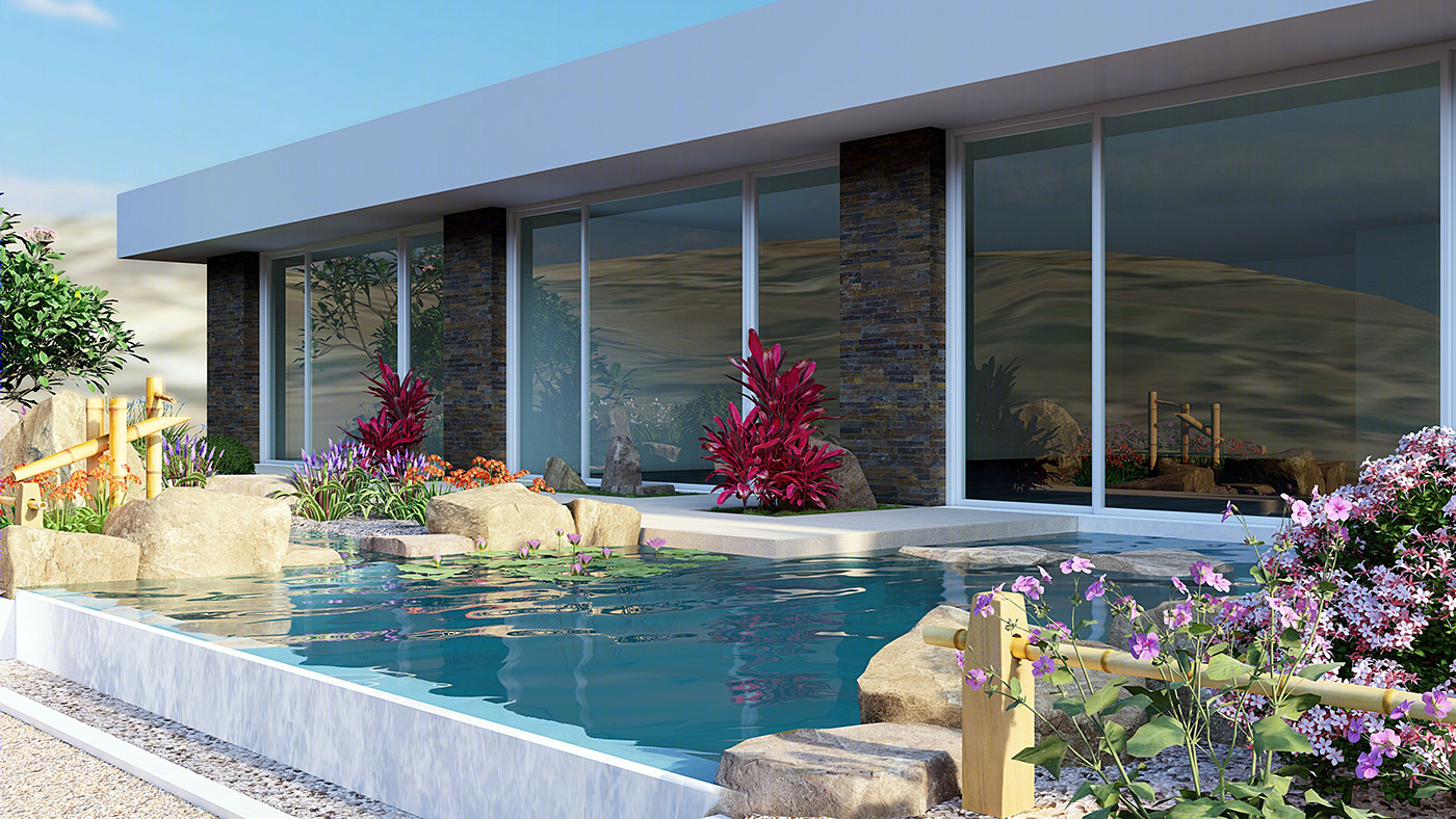 Desert View - Landscape Design for a Californian Yard-5
