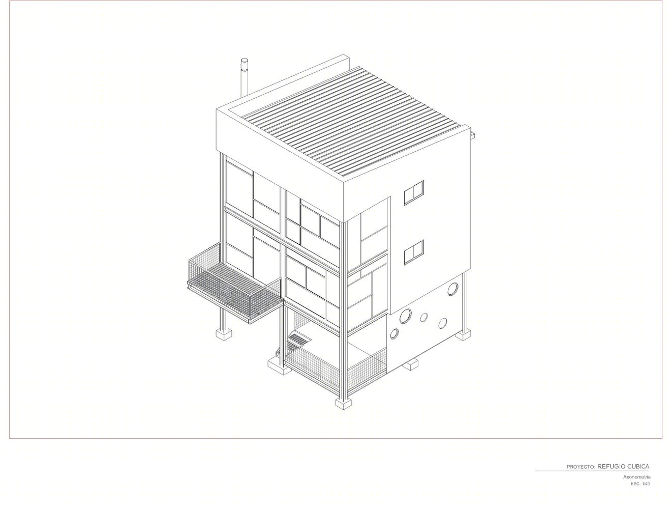 模块化垂直生长的哥伦比亚 Cubica Cabin-74