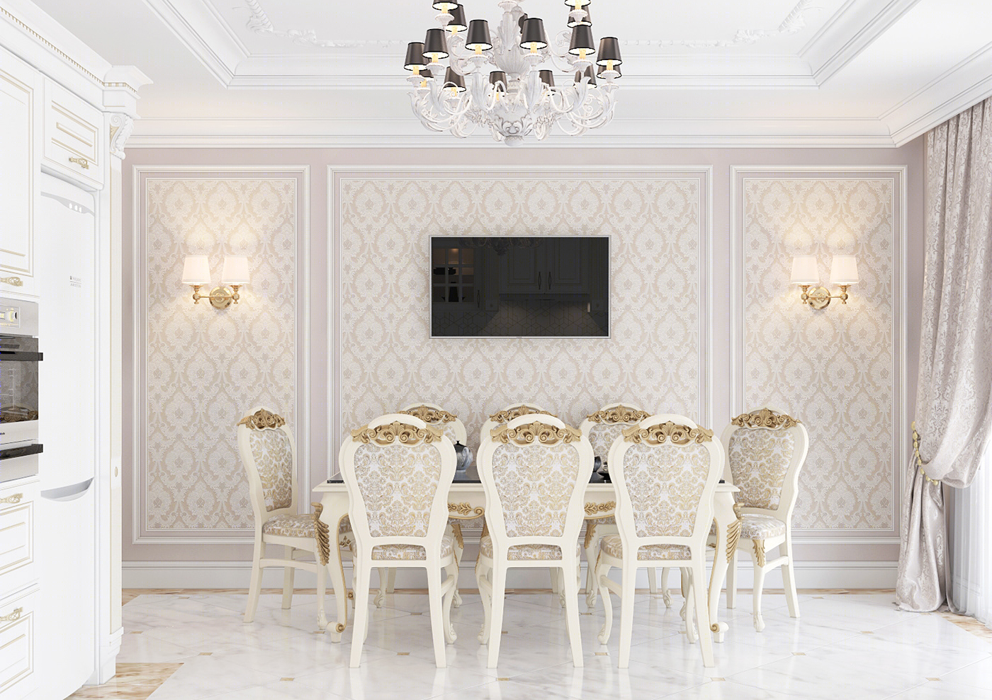 Classic kitchen interior design-3
