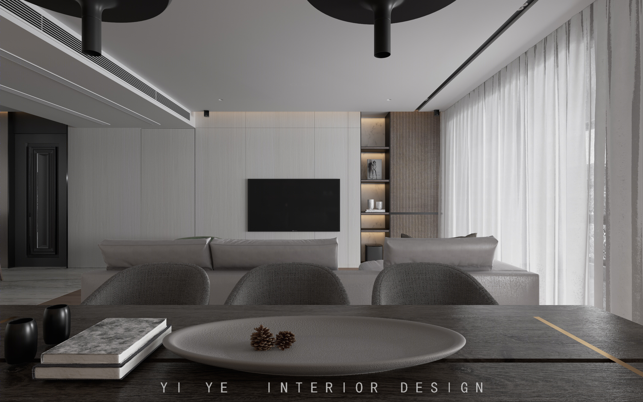 梦境北海 | 南风喃 3DMAX 室内设计案例-3