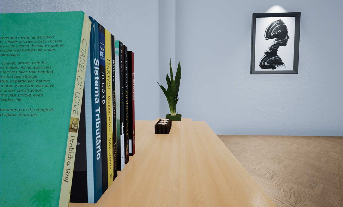 3d Livingroom created with UE4-3
