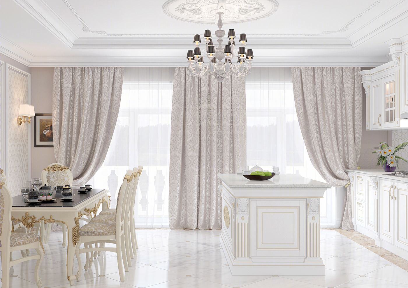 Classic kitchen interior design-6